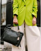 Sac à main en Cuir Serena noir  - 33x23x12 cm