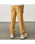 Pantalon en Toile de coton Warren camel