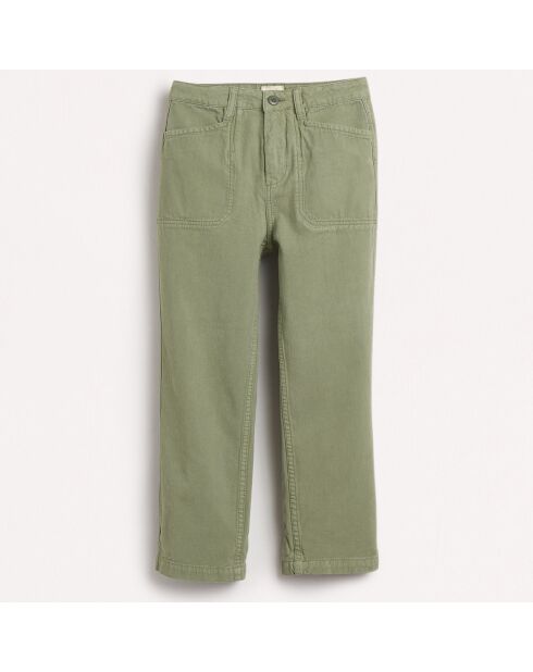 Pantalon façon cargo Perrig kaki clair