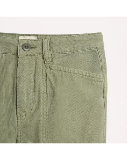 Pantalon façon cargo Perrig kaki clair