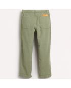 Pantalon façon cargo Perrig kaki clair