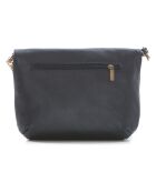 Alice Marine leren schoudertas - 22x18x2 cm