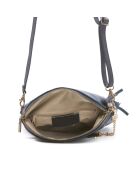 Alice Marine leren schoudertas - 22x18x2 cm