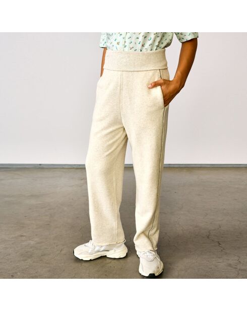 Pantalon en Coton Vunk beige chiné