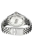 Automatisch Wall Street herenhorloge van zilverstaal