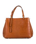 Isabella Handtasche aus Kamelleder - 30x21x12 cm