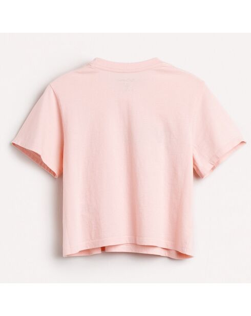 T-Shirt 100% Coton bio Argi imprimé rose clair