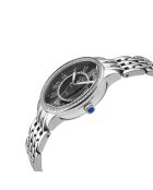 Montre Astor II Femme Quartz en Acier & Diamants 0.024 ct argentée