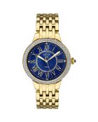 Montre Astor II Femme Quartz en Acier & Diamants 0.024 ct dorée
