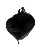 Zwarte leren rugzak Aureliana - 42x55x16 cm