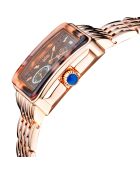Montre Bari Tortoise Femme Quartz en Acier & Diamants 0.481 ct rose doré