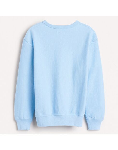 Sweat en Coton molletonné Fago bleu clair