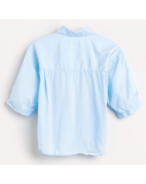 Chemise en Coton mélangé Ave bleu clair