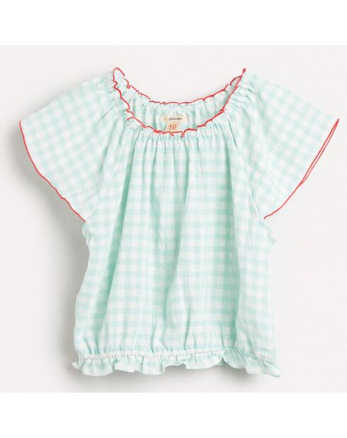 Blusa leggera color menta Poeha ginchy