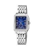 Bari Tortoise Quarzuhr für Damen aus Stahl und Diamanten, 0,09 Karat Silber