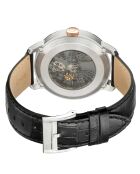 Montre Mulberry Homme Automatique en Cuir noire