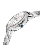 Montre Marsala Femme Quartz en Acier & Diamants 0.4 ct argentée