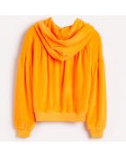 Sweat en Coton mélangé Cania orange vif