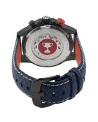 Montre Scuderia Homme Quartz en Cuir bleue