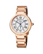 Montre Rome Femme Quartz en Acier & Diamants 0.684 ct rose doré