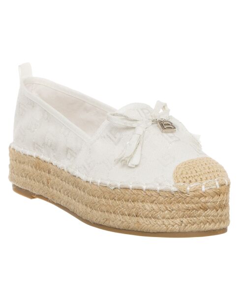 Mocassins Itga blanc/beige
