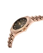 Montre Naples Femme Quartz en Acier & Diamants 1.606 ct rose doré