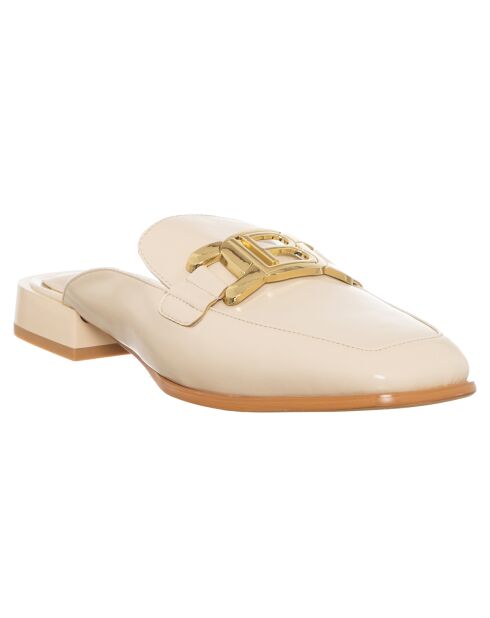 Mules Odso beige/doré