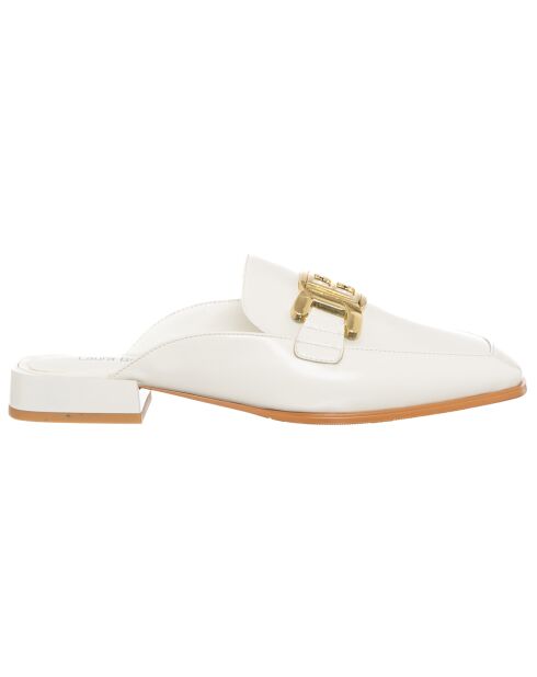 Mules Odso blanc/doré