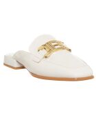 Mules Odso blanc/doré