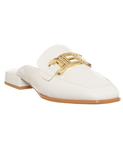 Mules Odso blanc/doré