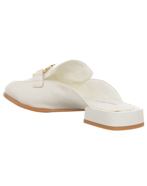 Mules Odso blanc/doré