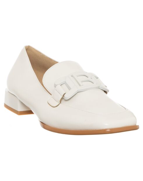 Mocassins Agno blancs