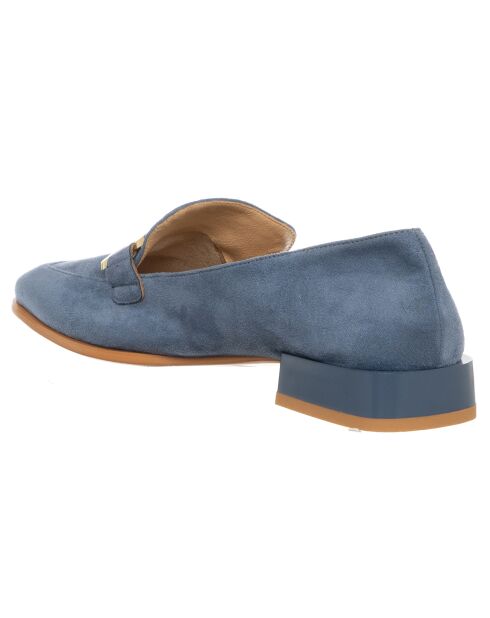 Mocassins Umli bleu/doré