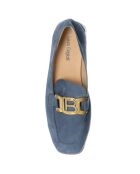 Mocassins Umli bleu/doré