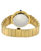 Montre Sorrento Femme Quartz en Acier & Diamants 0.15 ct dorée