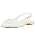 Slingbacks Osso blanches