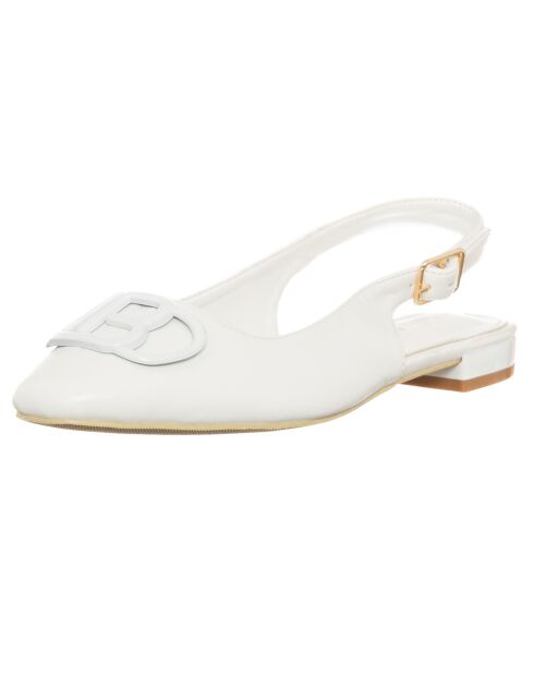 Slingbacks Osso blanches