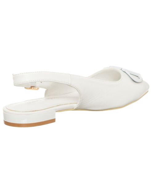 Slingbacks Osso blanches