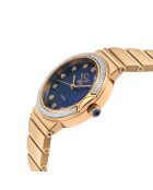 Montre Sorrento Femme Quartz en Acier & Diamants 0.15 ct rose doré