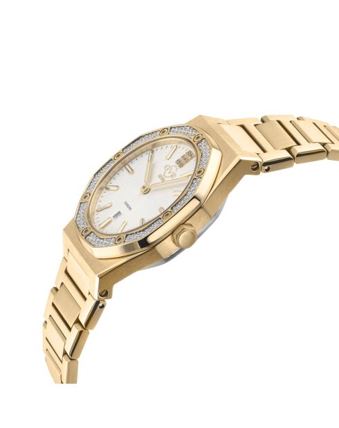 Orologio al quarzo da donna Palmanova in acciaio e diamanti in oro 0,03 ct