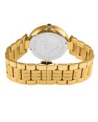 Montre Matera Femme Quartz en Acier & Diamants 0.384 ct  dorée