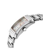 Montre Luino Femme Quartz en Acier & Diamants 1.2 ct argentée