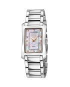 Montre Luino Femme Quartz en Acier & Diamants 1.2 ct argentée