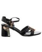 Sandales Mona noires - Talon 6 cm