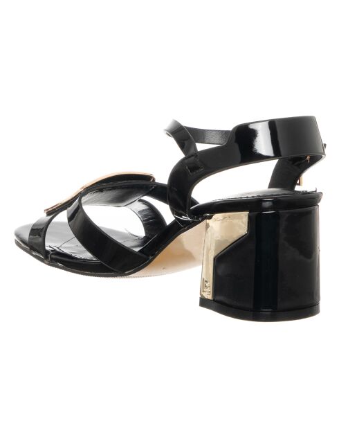 Sandales Mona noires - Talon 6 cm