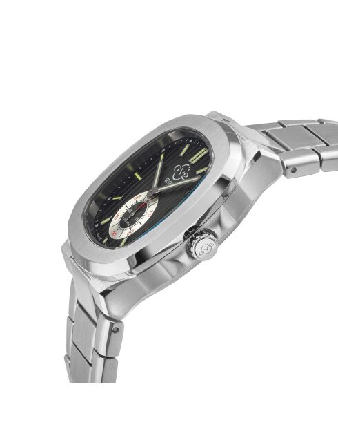 Montre Potente Homme Automatique en Acier argentée