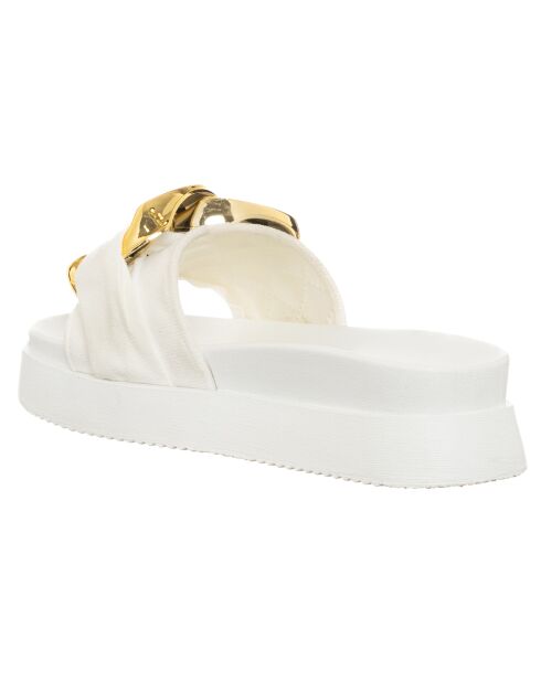 Mules Lana blanc/doré