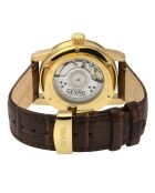 Madison automatisch bruin leren herenhorloge