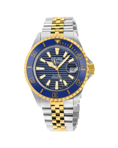 Chambers automatisch zilver/goud stalen horloge voor heren