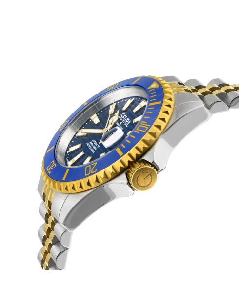 Chambers automatisch zilver/goud stalen horloge voor heren